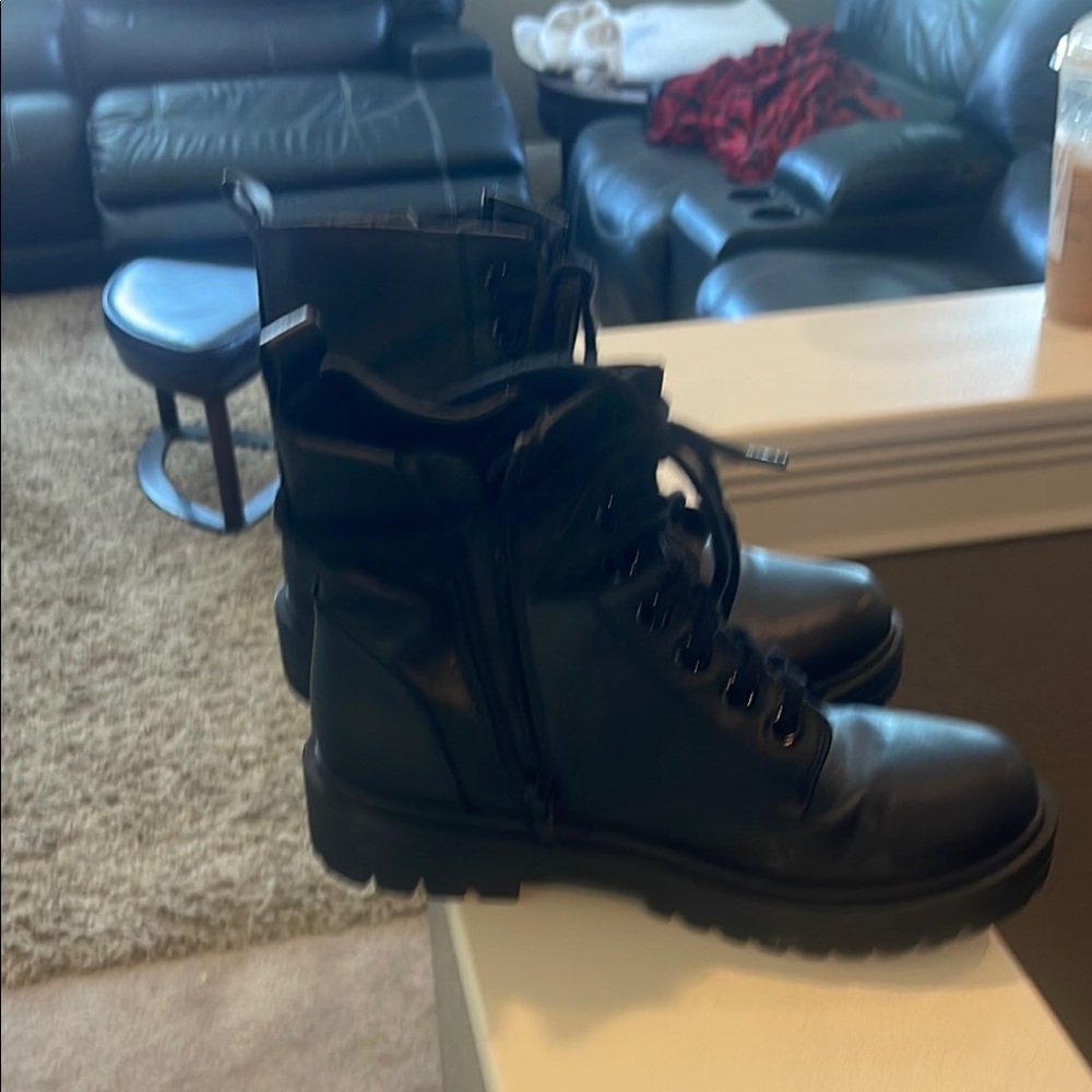 Black Combat Boots